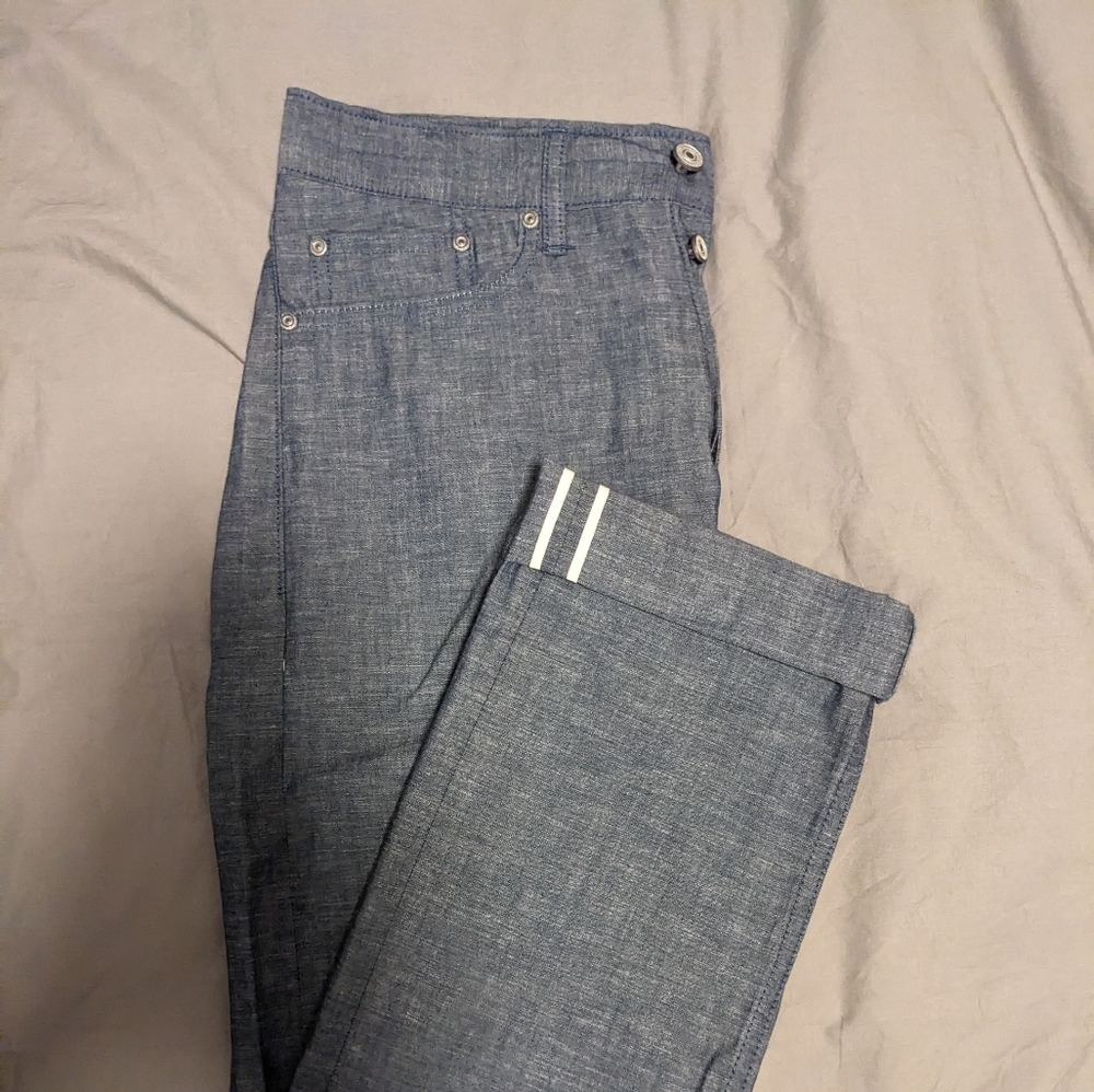 Gustin #435 ultralight selvedge chambray pants - straight